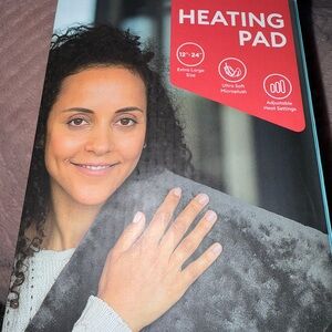 Gray Ultra Soft Heating Pad
